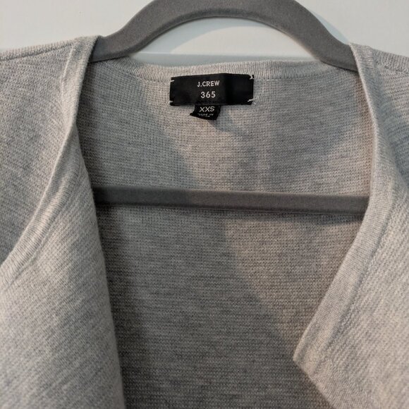 J. Crew 365 Grey Long Cardigan Size XXS - Picture 3 of 4